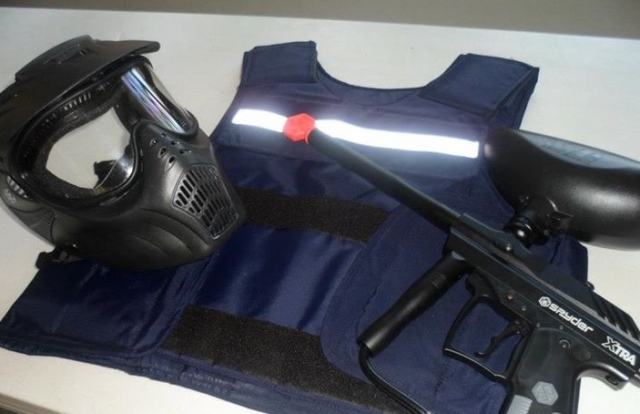 equipo de paintball